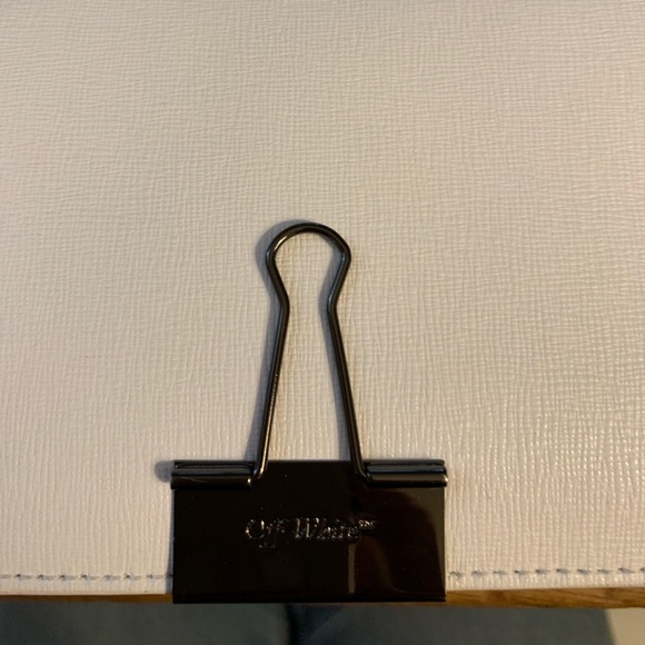 Off white binder clip bag - Picture 2 of 8